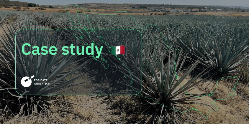 a case study about EOSDA models climate change impact on sugarcane yields