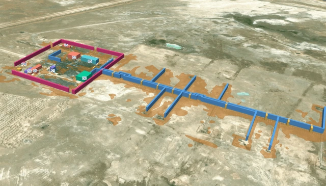 detecting changes of the construction site overtime