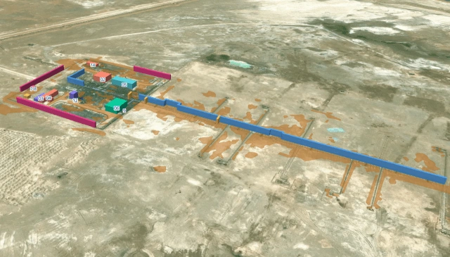 construction site before any changes detected