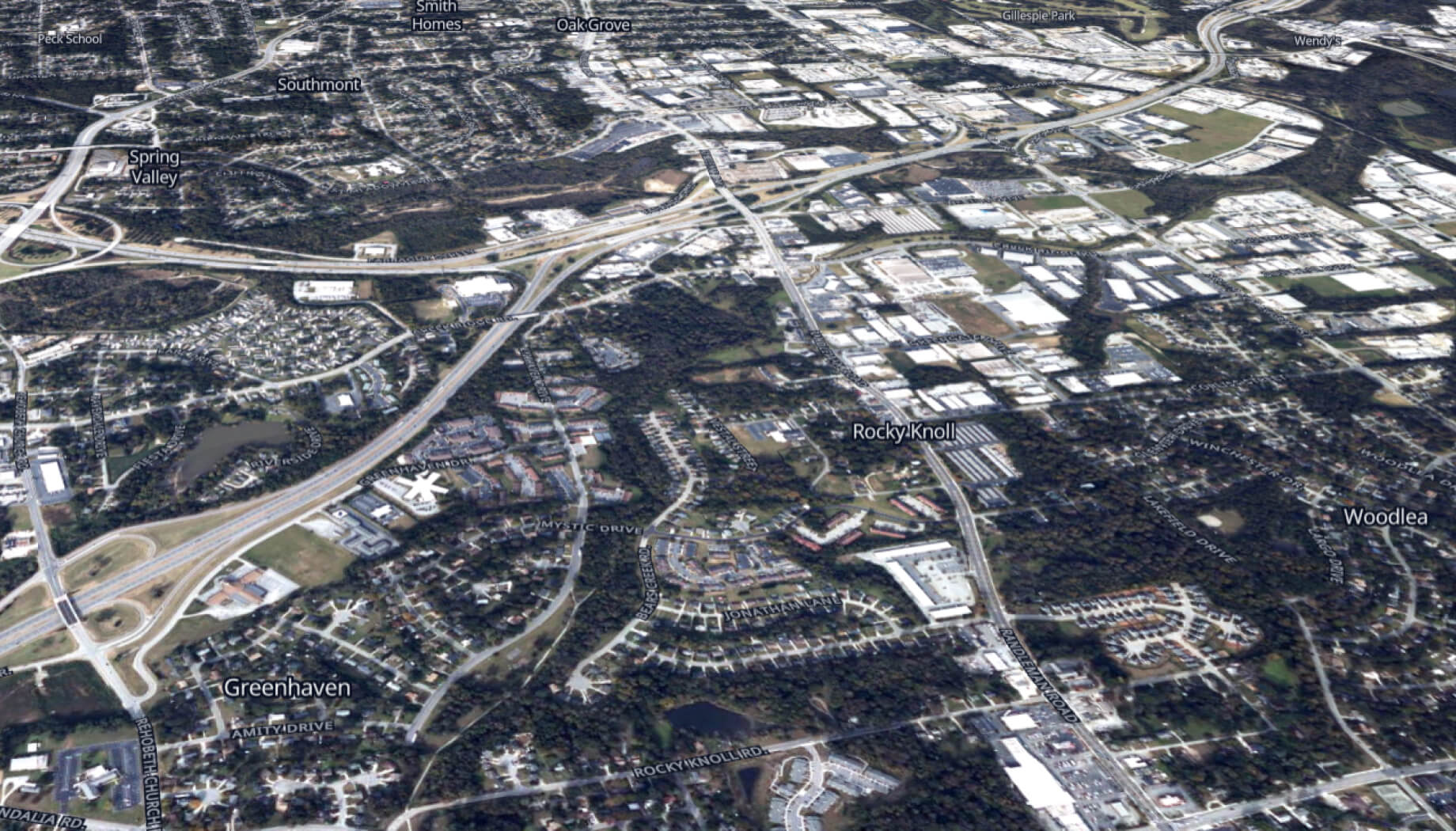 raw satellite image mapping flood damage in EOS RayVision