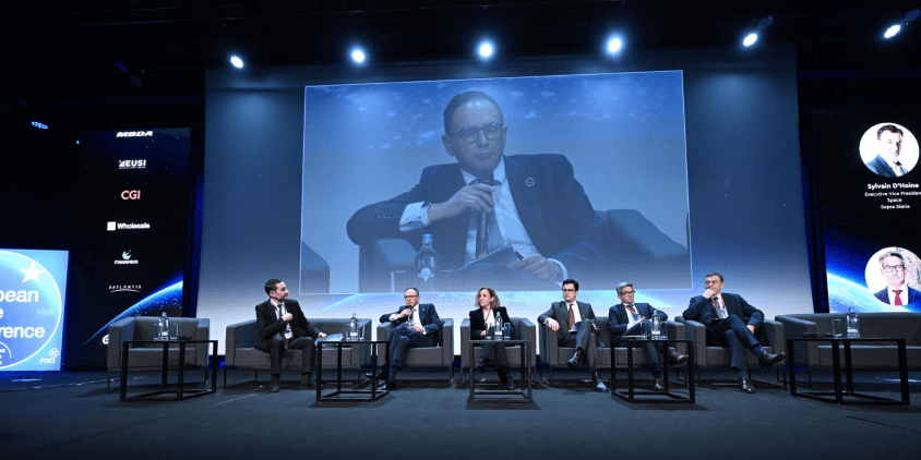 Speakers of the “Enabling Defence Readiness. Space Connectivity, Ground Architecture, and Mission Data Access” session at the 18th European Space Conference