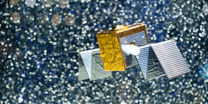Galileo Second Generation satellite model at the 18th European Space Conference