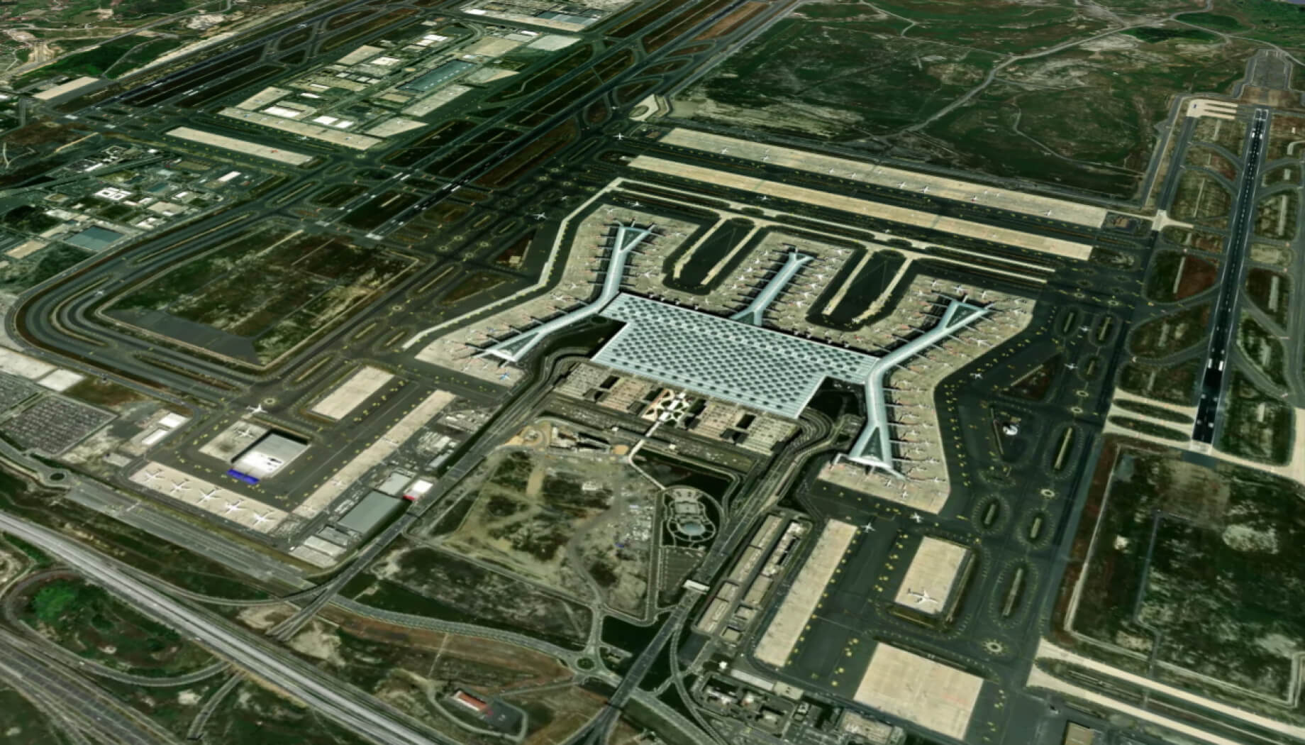 satellite view of critical infrastructure by EOS RayVision