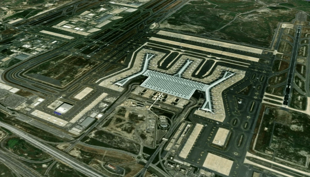 satellite view of critical infrastructure