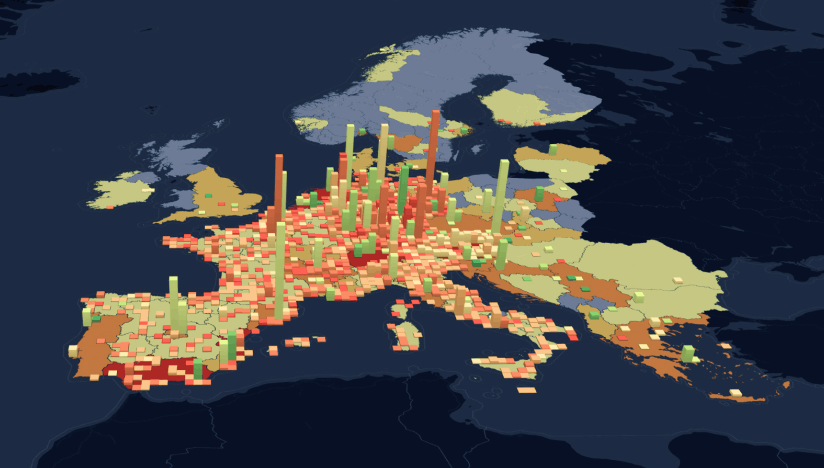 smart map of forecasted SOC