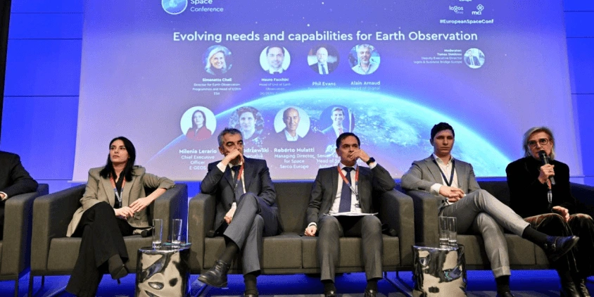 Speakers of the “Evolving Needs and Capabilities for Earth Observation” session at the European Space Conference