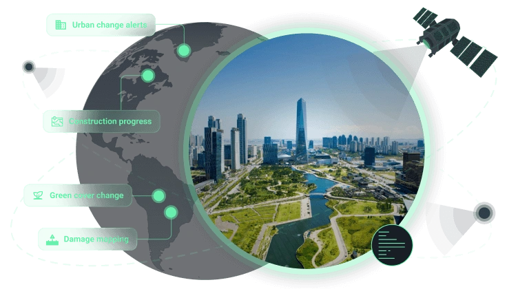 satellite-based urban monitoring and management solutions