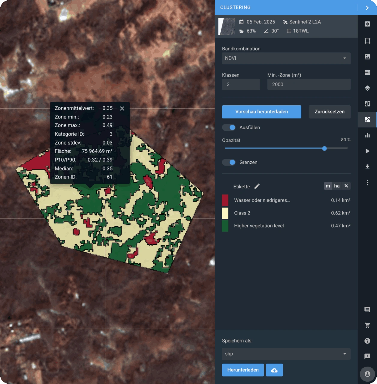 erstellen von Live-Zeitraffer-Animationen mit mehreren Bildern des Ziel-AOI