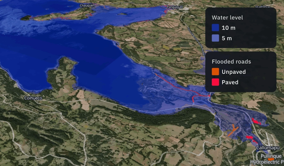 flood risk analysis solution based on satellite data