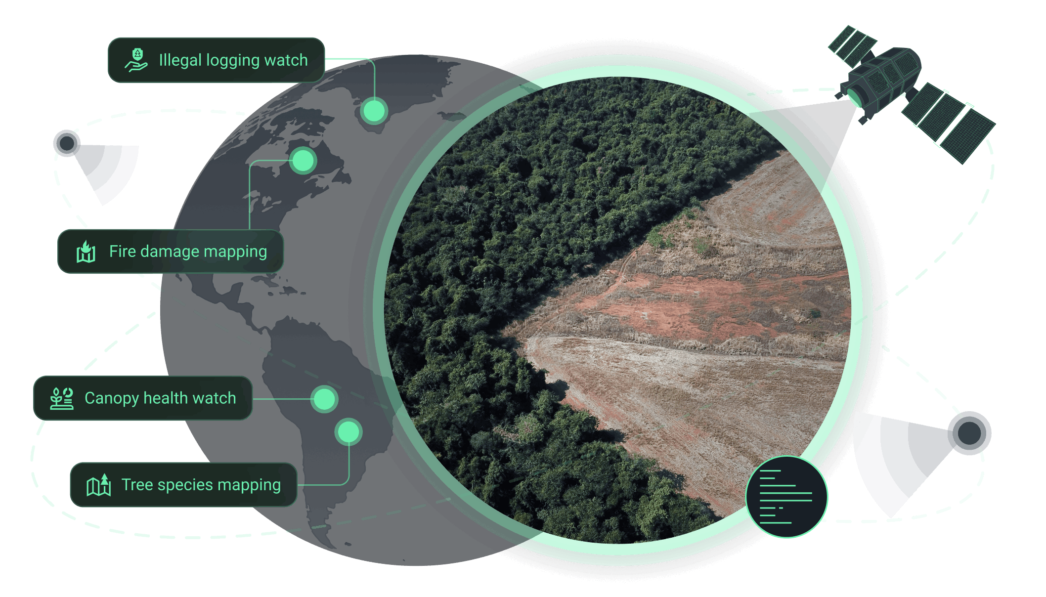 monitorización de la cubierta forestal desde el espacio