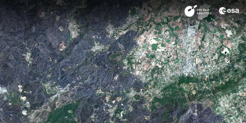 EOSDA to Monitor Wildfires in Portugal Using Satellite Data Under ESA’s InCubed Programme
