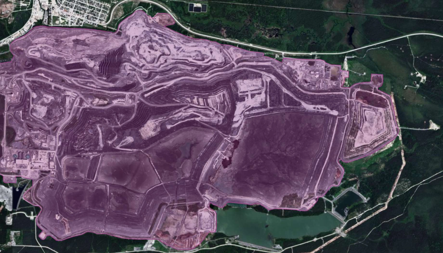 Análise da expansão de propriedades minerárias pelo EOS RayVision