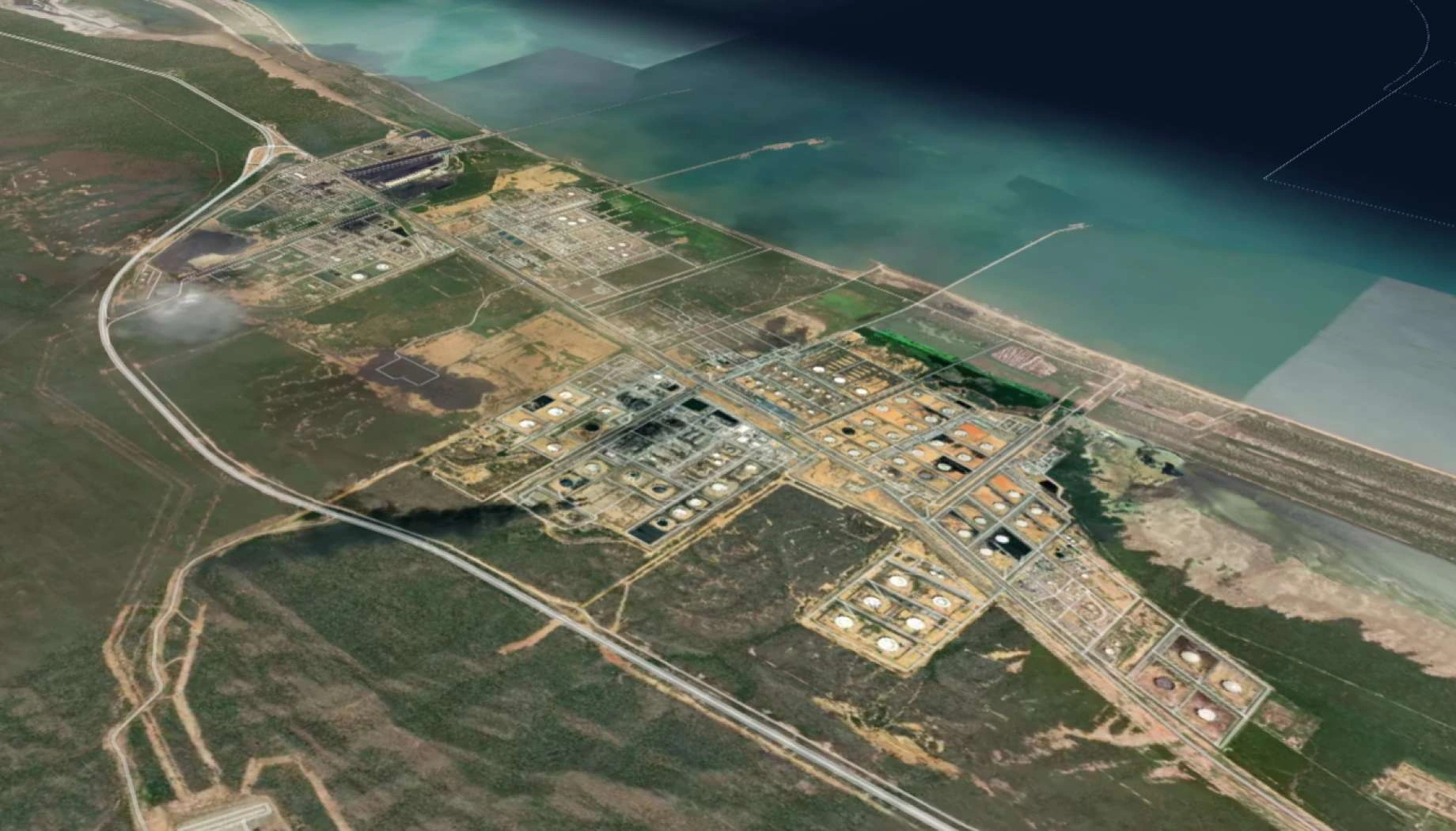 monitoramento de atividade portuária com satélites usando EOS RayVision