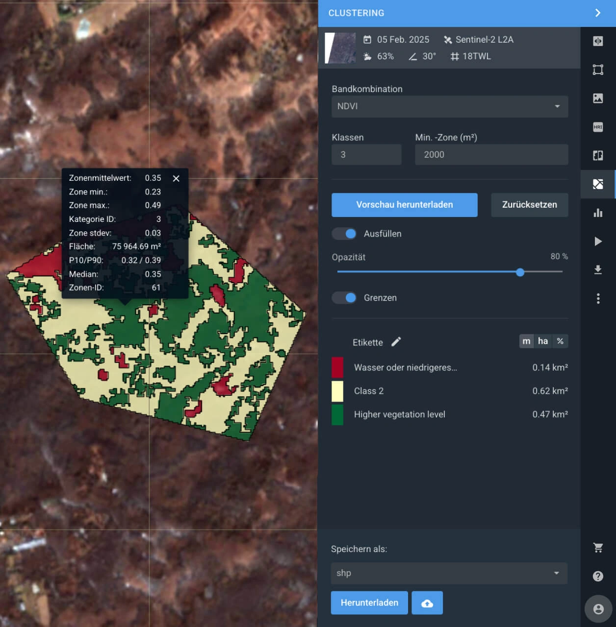 erstellen von Live-Zeitraffer-Animationen mit mehreren Bildern des Ziel-AOI