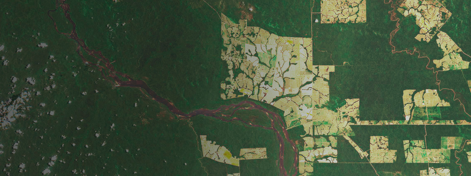 снимок заснеженного вулкана со спутника в реальном времени на платформе LandViewer