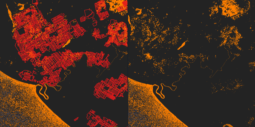 water detection masks