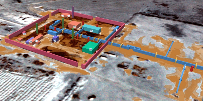 a case study on how EOSDA detects infrastructure changes across PAD sites in the UAE