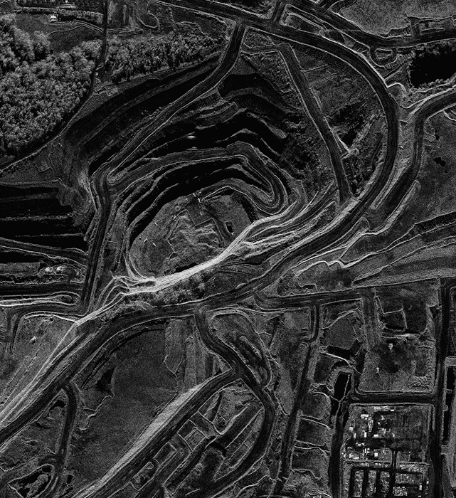 high-resolution SAR imagery of an industrial area ready for purchase