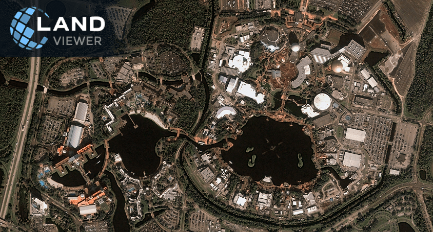 GeoSat-2 image of Walt Disney World Resort