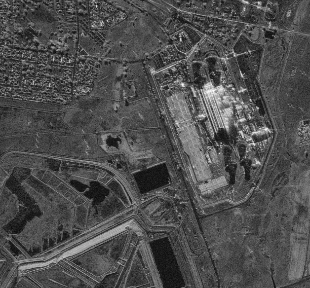 Radar satellite data cuts through visual noise to reveal structural issues in critical infrastructure. Image: UMBRA.