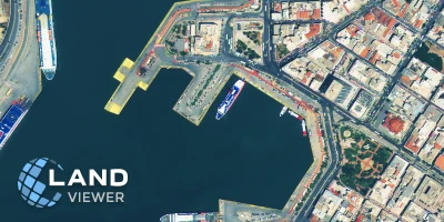 Access hi-res images via LandViewer