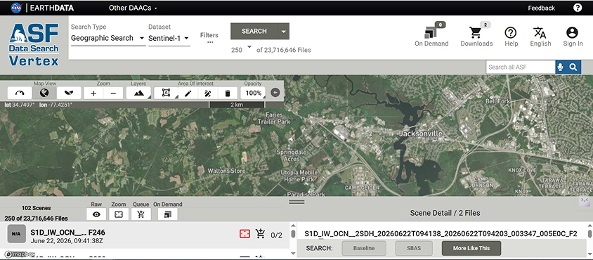 World Imagery Wayback interface