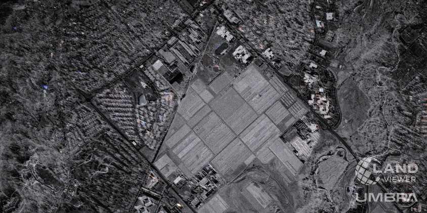 Johnstone IA farm synthetic aperture radar image example