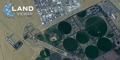 Imagens de satélite no LandViewer