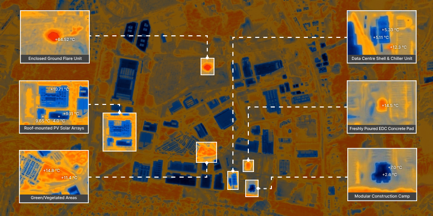 thermal signatures across Marsden Park infrastructure